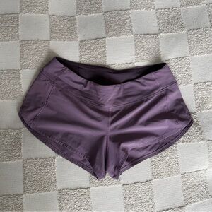 Lululemon Speed Up Low-Rise Lined Shorts 2.5” – Vivid Plum